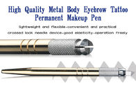 ハンドメイドの化粧品の眉毛のMicroblading用具の金の手動入れ墨のペン