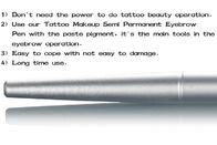 17.3cm長い銀製のMicrobladingの針の眉毛の入れ墨のペン