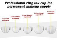永久的な構造の供給のための白いプラスチック指リング インク コップ