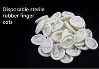 使い捨て可能な生殖不能のゴム製指はほこりのない帯電防止指の折畳み式ベッドを覆います