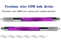 Microbladingの針のHandpieceロック-永久的な構造用具の紫色の水晶をピンで止めて下さい