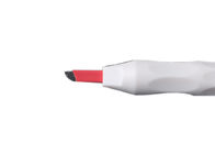#12赤い刃が付いている3D額のMicroblading白く使い捨て可能な手動ペン/用具30g