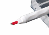#12赤い刃が付いている3D額のMicroblading白く使い捨て可能な手動ペン/用具30g