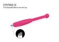入れ墨のペンの使い捨て可能な眉毛のMicrobladingのピンクの手動ペンの永久的な構造用具