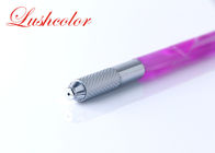 紫色11.8 CMの永久的な構造は眉毛のための水晶手動入れ墨のペンに用具を使います