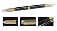 OEMの永久的な構造は黒い倍の頭部のMicrobladingのペン3Dの手動入れ墨のペンに用具を使います
