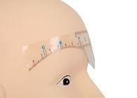 眉毛の形のための透明な眉毛の定規のステッカーを測定する入れ墨の付属品