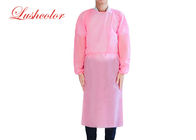 ピンクの使い捨て可能な外科衣類によって非編まれる防護衣の入れ墨の付属品