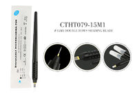 黒い古典的な永久的な構造用具、帽子が付いているMicrobladingの入れ墨のペン