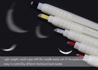 白いパーマは用具に使い捨て可能なプラスチックMicrobladingの眉毛のペンを構成します