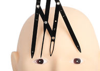Microbladingの入れ墨の付属品眉毛鉛筆が付いている4つの熊手のステンレス鋼の黒の平均のカリパス