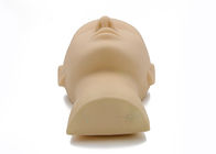 化粧品の構造の練習のための開けられた目 3D のゴム製マネキンの頭部