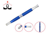 青いステンレス鋼の永久的な構造の眉毛の入れ墨のための手動ペン用具