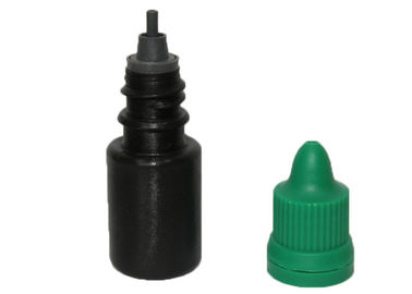緑の帽子の容器、セリウムが付いている耐久の空の化粧品の黒いインク瓶