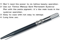 金属の黒い手動眉毛の入れ墨のペン18Uの針