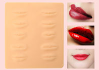 洗濯できる3D偽造品の唇はMicrobladingの構造の練習のための皮を練習します